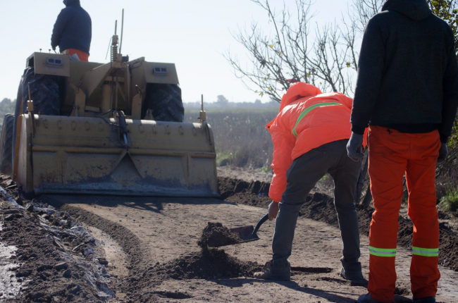 Inició la obra de repavimentación de la Ruta Provincial N° 215