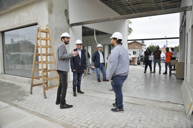 Avanza la construcción de una nueva oficina de tránsito en Hurlingham