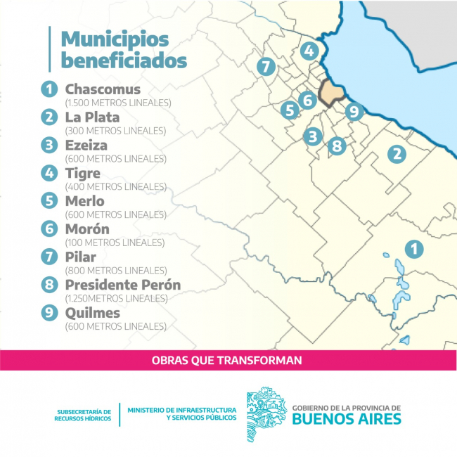 Operativos de limpieza en arroyos, canales y zanjas de distintas localidades 