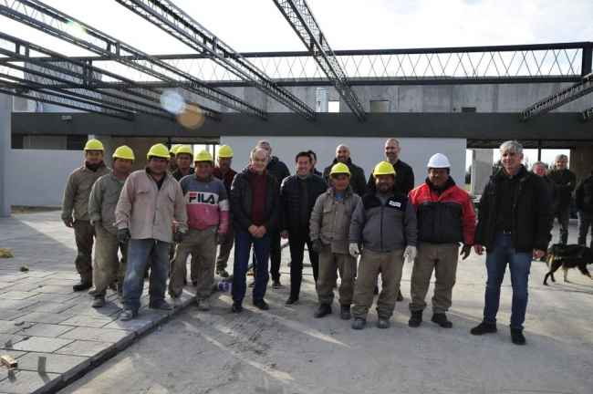 Con la obra pública como eje, Nardini visitó Tapalqué