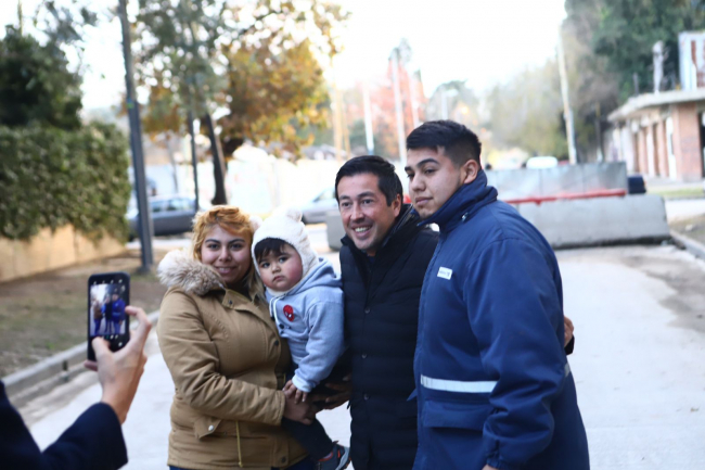 Nardini y Correa inauguraron obras en Malvinas Argentinas