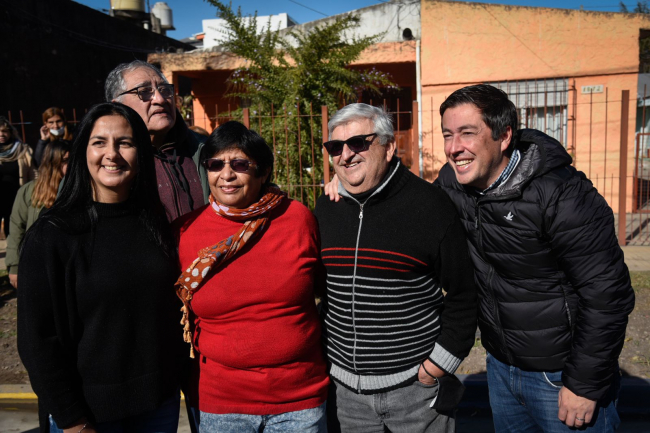 Nardini y Correa inauguraron obras hidráulicas y de asfalto en Tortuguitas