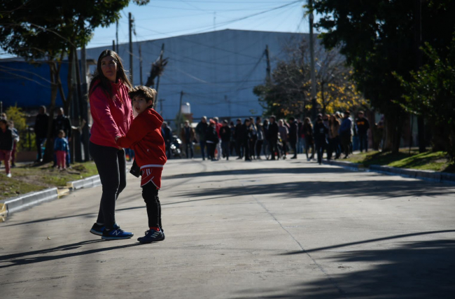 Nardini y Correa inauguraron obras hidráulicas y de asfalto en Tortuguitas