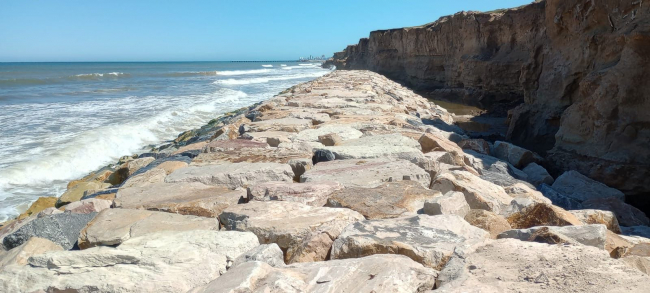 Provincia realiza obras de defensa costera en Gral. Pueyrredón y Mar Chiquita 