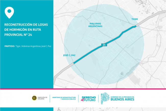Vialidad licitó obras para mejorar la Ruta Provincial Nº24 Vialidad licitó obras para mejorar la Ruta Provincial Nº24