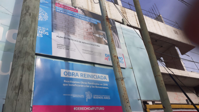 La Provincia reinició la obra del polo judicial de Olavarría