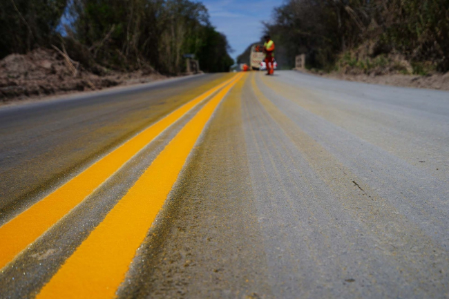 Comenzaron los trabajos finales para la pavimentación de la Ruta N°11