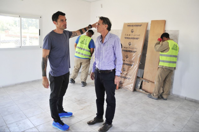 Katopodis inició obras de saneamiento en General Rodríguez