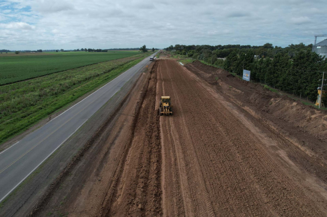 La Provincia sigue ejecutando la autovía de la Ruta Provincial N°41