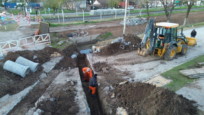 Katopodis recorrió obras en Marcos Paz