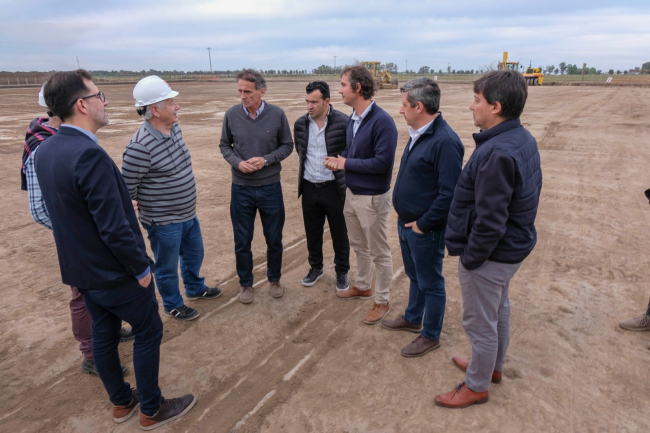 Katopodis recorrió obras en Daireaux, Coronel Suárez y Guaminí