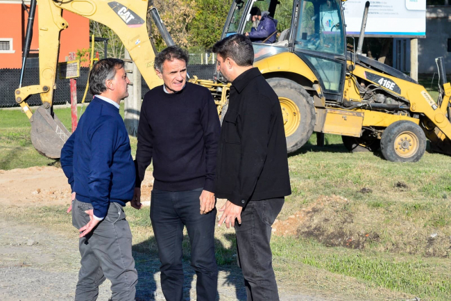 Katopodis recorrió obras de pavimentación en Exaltación de la Cruz Katopodis recorrió obras de pavimentación en Exaltación de la Cruz
