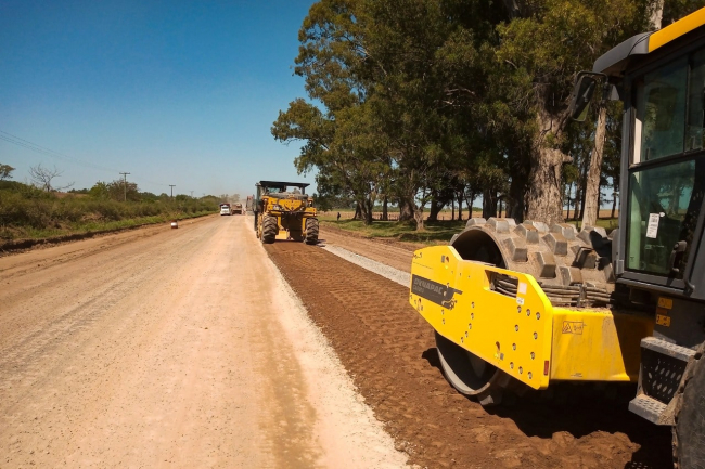 Baradero: avanza a buen ritmo la reconstrucción de la Ruta Provincial N° 38
