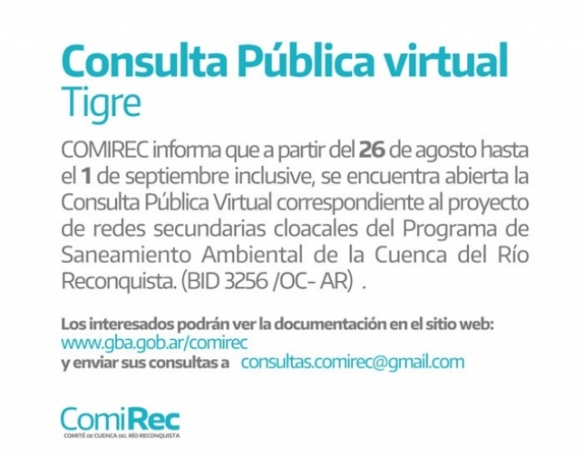 Consulta Pública Virtual