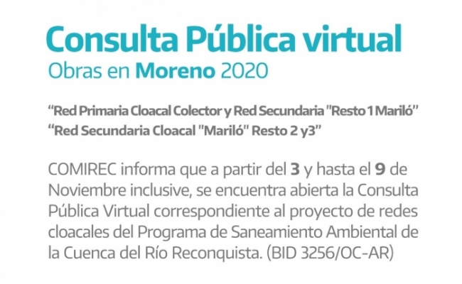 Consulta Pública Virtual