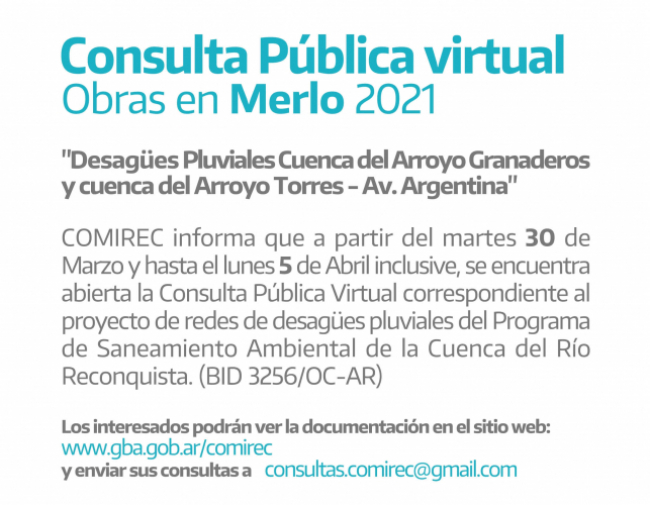 Consulta Pública Virtual