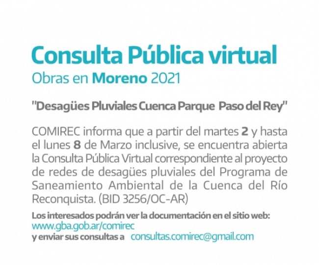 Consulta Pública Virtual
