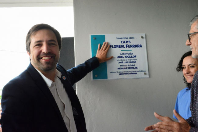 Kreplak inauguró un Centro de Atención Primaria de la Salud en Roque Pérez image 1