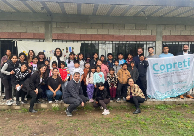 COPRETI: la delegación de la OIT y diplomáticos