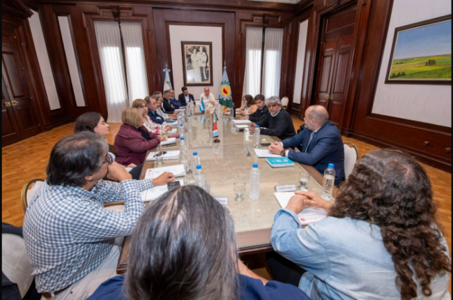 El ministro Correa acompañó al gobernador Kicillof