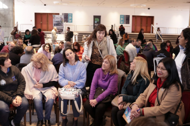 En simultáneo al CFT se realizaron conversatorios junto a