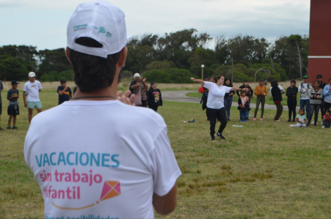 Vacaciones sin trabajo infantil: un nuevo contingente