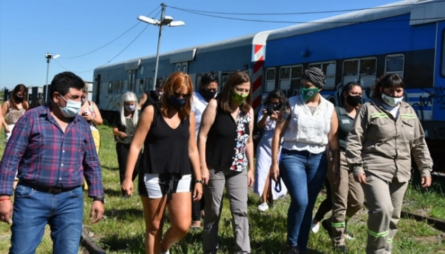 Trabajadoras de la Línea San Martín