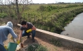 Tarea realizada en el arroyo de cabecera El Durazno