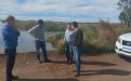 Seiano recorrió obras en Pehuajó