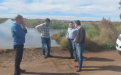 Seiano recorrió obras en Pehuajó