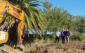 Seiano recorrió obras en Ranchos