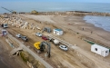 Reanudan obras de contención en Mar Chiquita