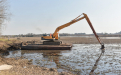 Obras en la Laguna San Vicente