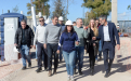 Katopodis y Larroque recorrieron obras en el Complejo de Villa Nueva Esperanza