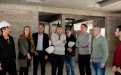 Katopodis y Larroque recorrieron obras en el Complejo de Villa Nueva Esperanza