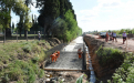 Nardini y Cascallares recorrieron el avance de las obras en la Cuenca Yapeyú