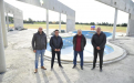 Con la obra pública como eje, Nardini visitó Tapalqué