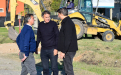 Katopodis recorrió obras de pavimentación en Exaltación de la Cruz
