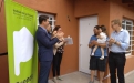 Una familia junto a Tamborenea y Curutchet inaugura su casa en Necochea