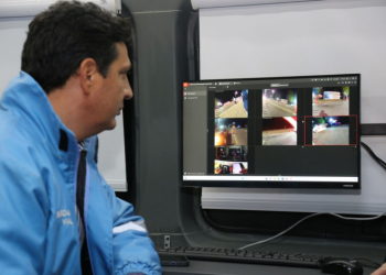 El Ministro Marinucci encabezó el operativo de seguridad vial en Monte Hermoso.