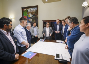 Kicillof anunció obras que triplicarán el caudal del Canal Maldonado en Bahía Blanca