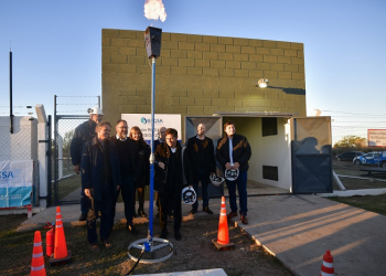Kicillof inauguró un gasoducto que potencia la red de gas natural en Daireaux