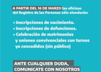 EN EL REGISTRO DE LAS PERSONAS SÓLO SE INSCRIBIRÁN NACIMIENTOS, DEFUNCIONES Y MATRIMONIOS SIN PÚBLICO