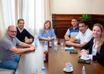 Álvarez Rodríguez recibió a concejales de Ramallo