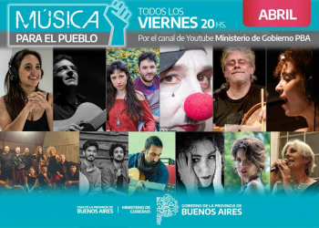 Desde marzo, todos los viernes Casa PBA difunde a músicos de la Provincia