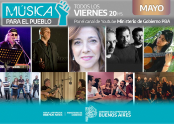 Todos los viernes Casa de la provincia de Buenos AIres difunde a artístas bonaerenses de la música