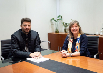 Álvarez Rodríguez recibió al intendente de Exaltación de la Cruz 