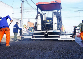 Hurlingham: avanzan los trabajos en la Ruta Provincial 4