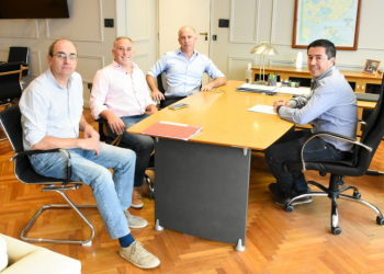 Nardini y Matzkin analizaron el avance de obras en Coronel Pringles