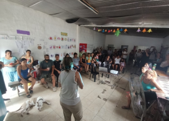 Jornada en el barrio Agua de Oro